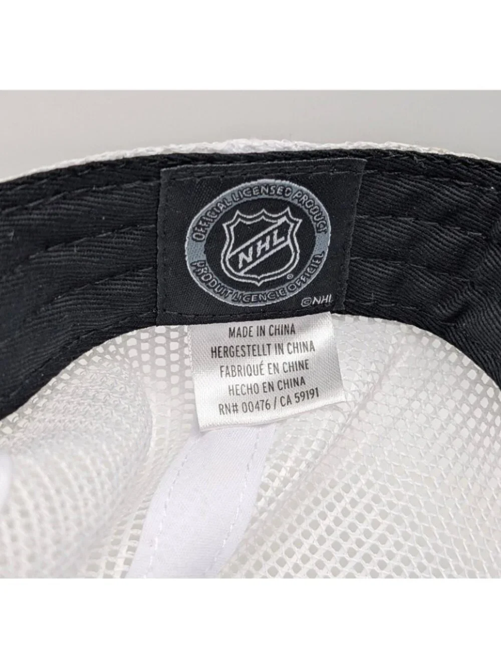 American Needle Seattle Kraken NHL Hat Hockey Snapback Navy Blue White Mesh Cap